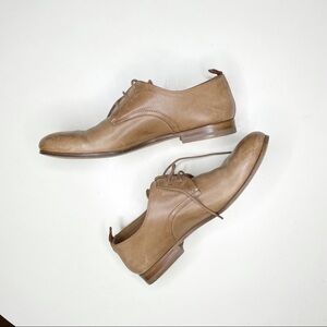 Jil Sander Women’s Italian Leather Lace Shoe Tan 37 US Size 6 Oxford